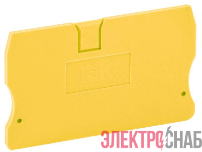 Заглушка для КПИ 2в-1.5/2.5 желт. IEK YZN11D-ZGL-002-K05