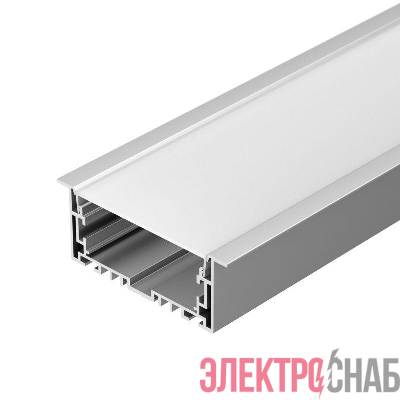 Профиль S2-LINIA94-F-2500 ANOD+OPAL с экраном алюм. Arlight 021178(1)