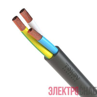 Кабель TOKOV ELECTRIC КГтп-ХЛ 3х4 (N PE) 380/660-3 (м) 00-00027187