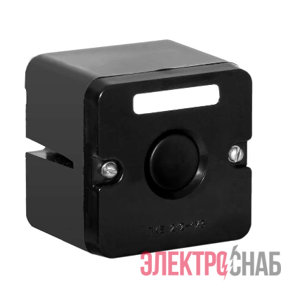 Пост кнопочный ПКЕ-212/1 кнопка &quot;Пуск&quot; черн. Электродеталь ПКЕ-212/1.1Ч