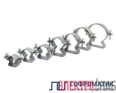 Хомут трубный ХТс-01-20 стальной ГОФРОМАТИК ЗЭТАРУС zeta45971