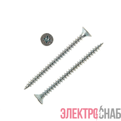 Саморез ШУц 6.0х80 потайная головка (уп.3шт) Tech-Krep/Zitar 102458