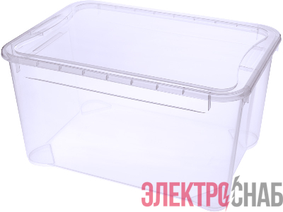Ящик 555х390х290 46л. "Кристал"  прозрачный crystal 49 crystal 49