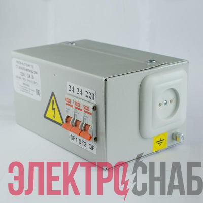 Ящик с понижающим трансформатором ЯТП 0.25 220/12В (3 авт. выкл.) Кострома ОС0000002359