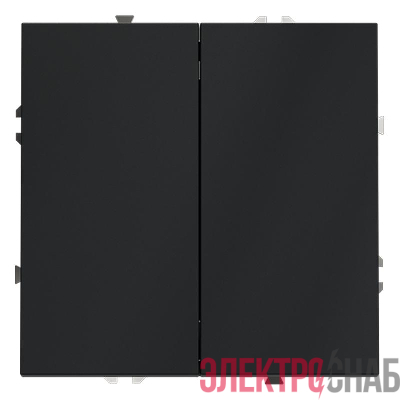 Выключатель 2-кл. СП S70 10А механизм графит Voltum VLS020107