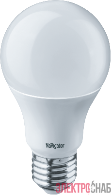 Лампа светодиодная 14 122 NLL-A60-10-230-2.7K-E27-DIMM 10Вт грушевидная матовая 2700К тепл. бел. E27 800лм 176-264В Navigator 14122