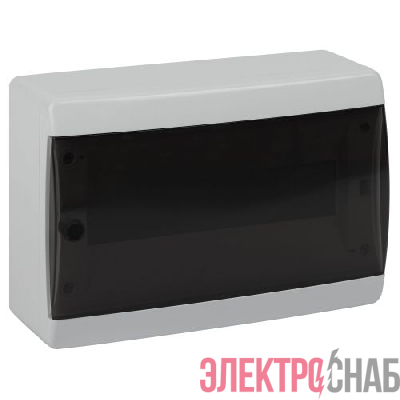 Корпус навесной COMFORT ЩРН-П-12 IP41 пластик. прозр. крышка бел. bs12cw Эра Б0067233
