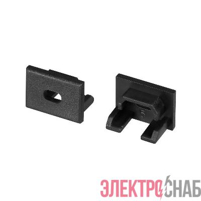 Заглушка для PDS-SM с отверстием пластик (комплект) черн. Arlight 038825