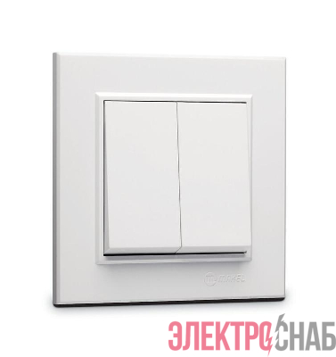 Выключатель 2-кл. СП Karea 10А IP20 бел. Makel 56001003