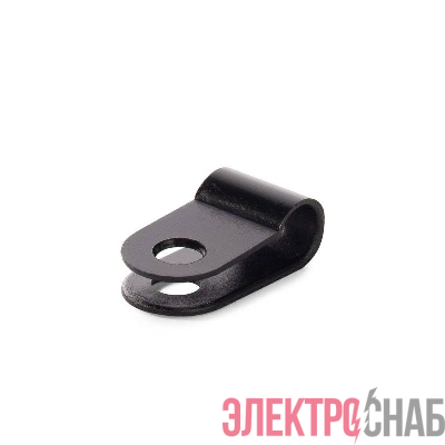 Скоба СНК 5 пластик. черн. (уп.100шт) Fortisflex 103928