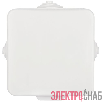 Коробка распаячная ОП КОР 65х65х50мм IP54 с гермовводами 4 входа KOR-65-65-50-4g Эра Б0037445