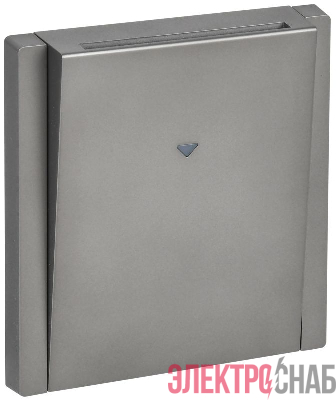 Выключатель карточный FORTE&PIANO 30А FP543 сталь IEK FP-V11-0-10-1-K46