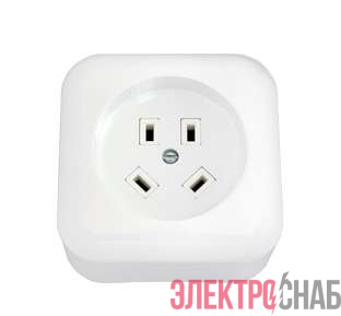 Розетка 1-м ОП 32А бел. Bylectrica РА32-005