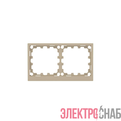 Рамка 2-м KANT ванильн. марципан DKC 7015904