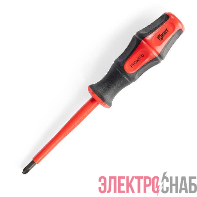 Отвертка диэлектрическая "Профи" PH2х100 КВТ 78612