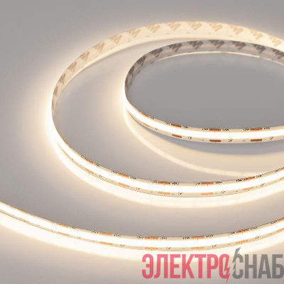 Лента светодиодная COB-X560-10mm 24V Warm 3000К 9.6Вт/м IP20 (уп.10м) Arlight 049060