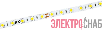 Лента светодиодная LSR-2835WW120-12-IP20-24В (уп.5м) IEK LSR6-1-120-20-1-05-1