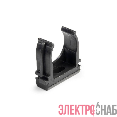 Держатель для труб (клипса) d25 черн. Fortisflex 91052