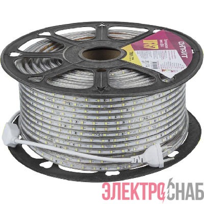 Лента светодиодная 80 925 OLS-2835WW60-4.8-IP67-220V (уп.50м) ОНЛАЙТ 80925