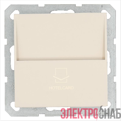 Выключатель карточный 10А IP20 отельный механизм тауп Jasmart G6209T