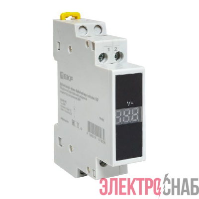 Индикатор напряжения модульный однофазный цифровой EKF VDI-G31