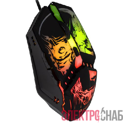 Мышь MG350 игровая проводная 1200-3600dpi с ковриком черн. Intro Б0056132