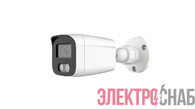 Камера видеонаблюдения сетевая RS B 1228 FMP WH 67х176х69мм 2Мп f=2.8 IP67 цилиндрическая бел. Русский Свет 37411650055