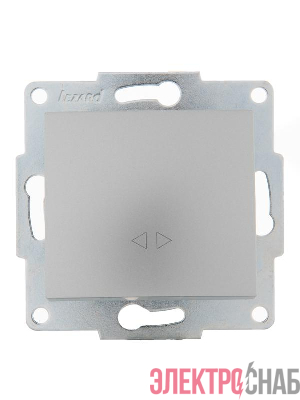 Выключатель промежуточный 1-кл. 2п СП Karina 10А IP20 механизм матов. серебр. LEZARD 707-4388-107
