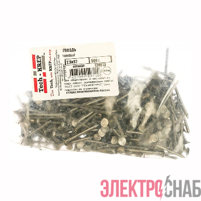 Гвоздь толевый 2.5х32 (уп.0.5кг) Tech-KREP 124613