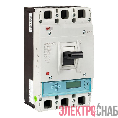 Выключатель автоматический 3п 400А 50кА AV POWER-3/3 ETU6.0 AVERES EKF mccb-33-400-6.0-av