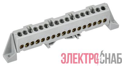 Шина L "фаза" в комб. изол. "Стойка" 6х9-15-Ср TEKFOR IEK TF-NN10-15-DP-K03