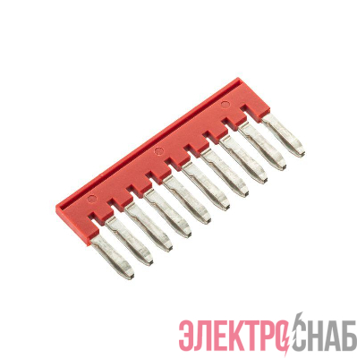 Перемычка вставная для клемм на 2.5кв.мм 10-и полюсная DKC SBF-10-5