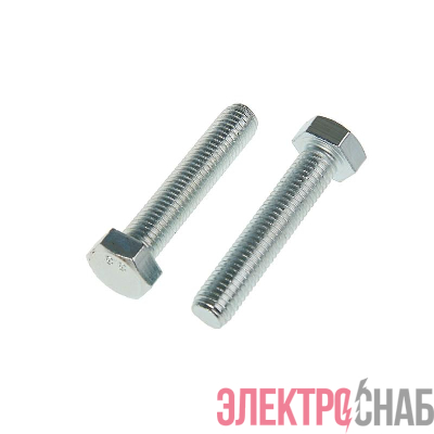 Болт с шестигранной головкой М20х120 DIN 933 класс прочн. 8.8 оцинк. (1кг/3шт) Tech-Krep/Zitar 959011