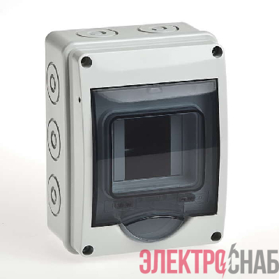 Щиток ОП Тусо 3мод. IP65 с верт. двер. 160х120х93мм Ruvinil 69003