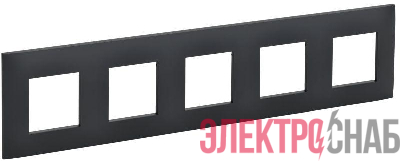 Рамка 5-м SKANDY SK-F05G графит IEK SK-M52-K53
