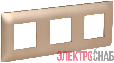 Рамка 3-м SKANDY SK-F03Sa песочн. IEK SK-M32-K98