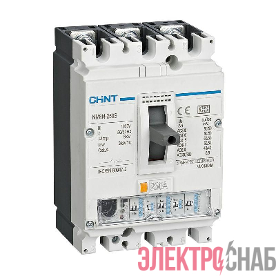Выключатель автоматический 3п 250А 70кА NM8N-400Q EN с электрон. расцеп. (R) CHINT 269406