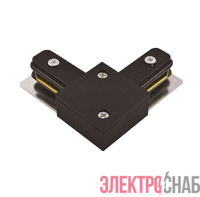 Коннектор L-образный PTR CL-BL накладной/подвесной шинопровод черн. Pro JazzWay 5010833