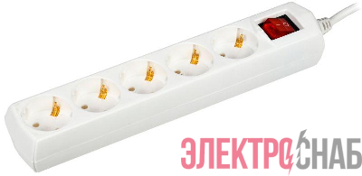 Удлинитель 5х7м с заземл. 10А IP20 У05В 2P+PE 250В 3х1 GENERICA WYP10-10-05-07-ZK-G