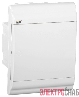 Бокс ЩРВ-П-4 мод. встраив. пластик IP41 PRIME бел. дверь IEK MKP82-V-04-WD-41-20