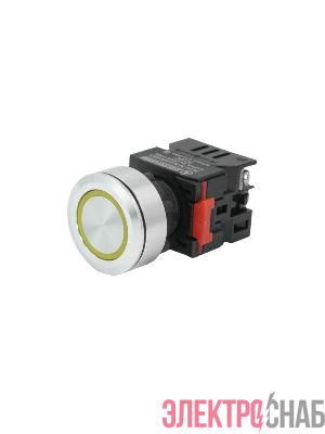 Лампа индикаторная ЛС(к)-30-Ж-2-24-65У1 светодиодная матрица d30мм 24В AC/DC IP65 желт. Электротехник ET016986