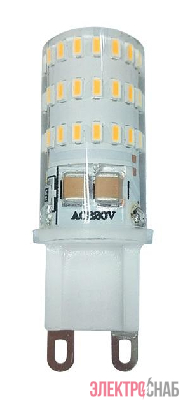 Лампа светодиодная PLED-G9 5Вт капсульная 4000К нейтр. бел. G9 320лм 175-240В JazzWay 1032133B