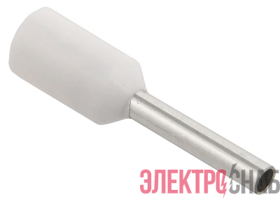 Наконечник НШВИ(2) 0.75-10 бел. (уп.100шт) IEK UTE10-D2-1-100