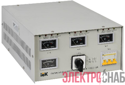 Стабилизатор напряжения СНИ 3/380 3.0кВА 3ф IEK IVS10-3-03000