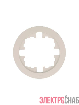 Рамка 1-м OSEN горизонт. круглая сл. кость LEZARD 744-9000-146