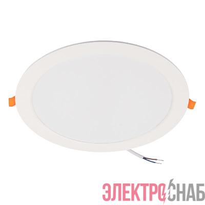Светильник светодиодный PLED DL7 24Вт 6500К IP54 2040лм WH встраив. бел. Pro JazzWay 5069121