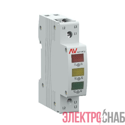 Индикатор напряжения трехфазный AV-L EKF av-l-3ph-averes