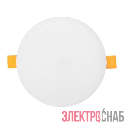 Светильник светодиодный ДВО 1105 18Вт 4000К IP20 круглый встраив. даунлайт безрамочный LUMA EKF DLL-1105-R-18-4000