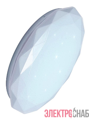 Светильник светодиодный Classic DIAMOND 36Вт 230В 6500К 2340лм 368х65мм настенно-потолочный КОСМОС KCDiam36W_6500