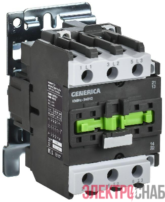 Контактор КМИе-34012 40А 110В/АС3 1НО 1НЗ GENERICA KKME31-040-110-11